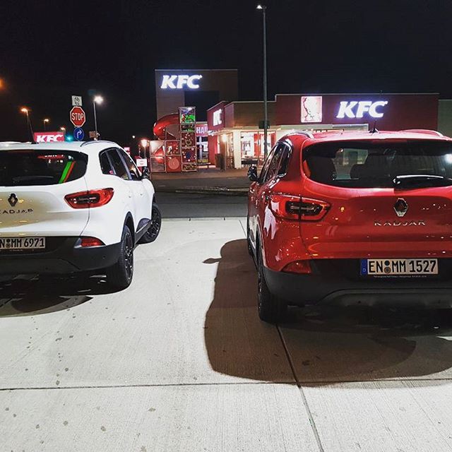 links meiner, rechts der meiner Frau